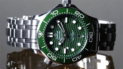 deep green dial watch.